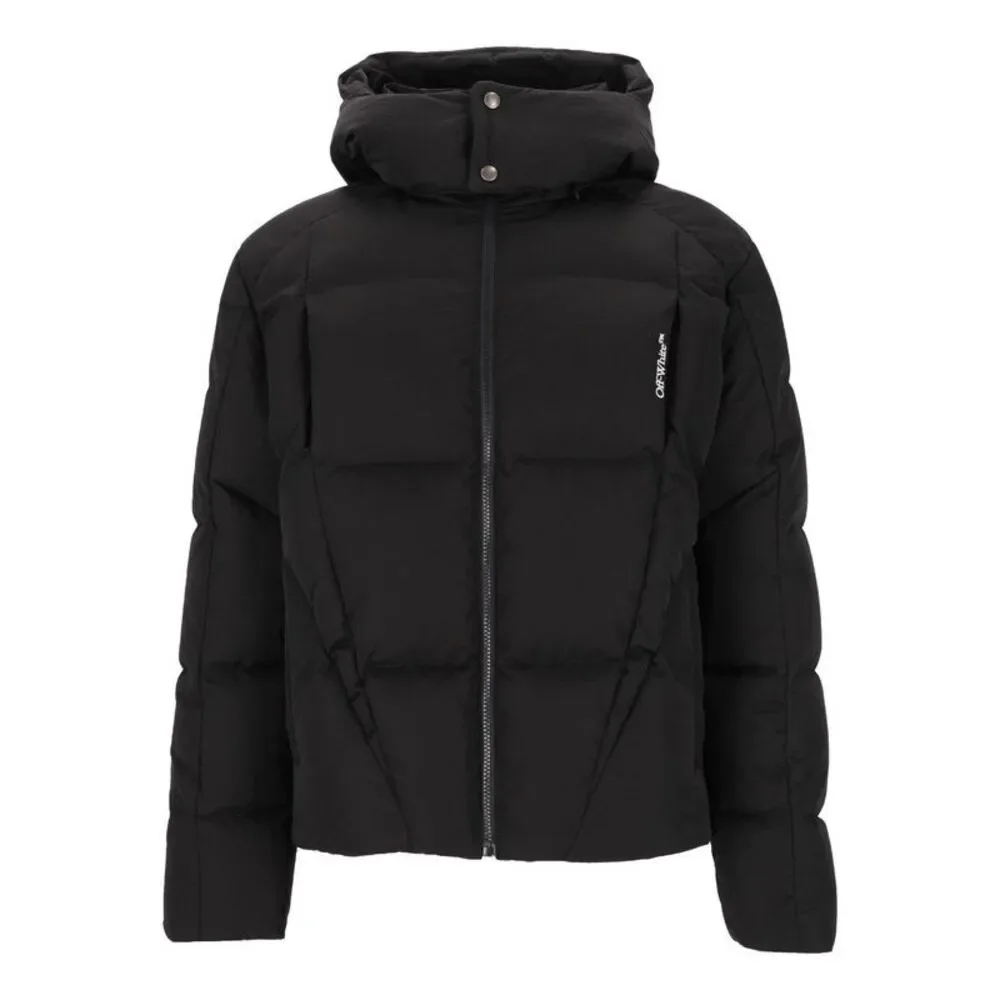 Off-White Men Down Jacket With Hood